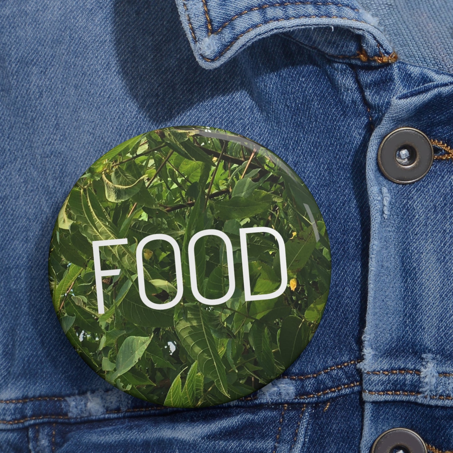 FOOD Custom Pin Buttons