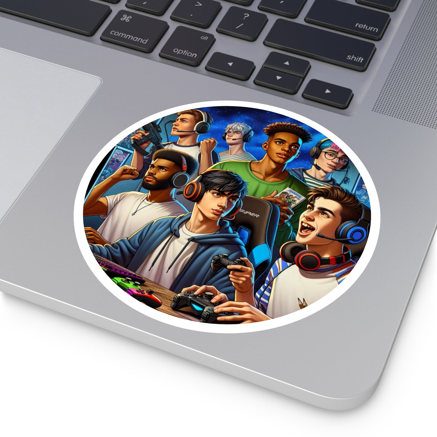Gaming Stickers Male Teens