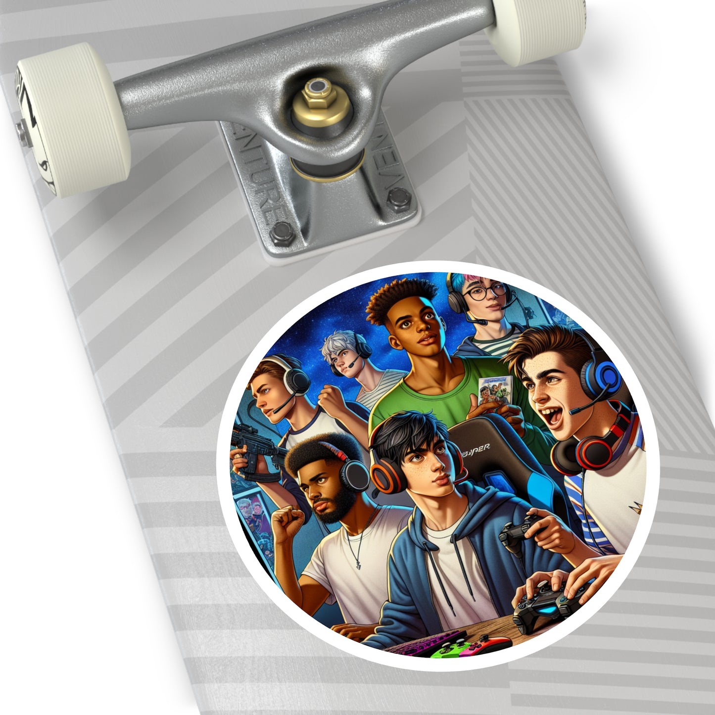 Gaming Stickers Male Teens