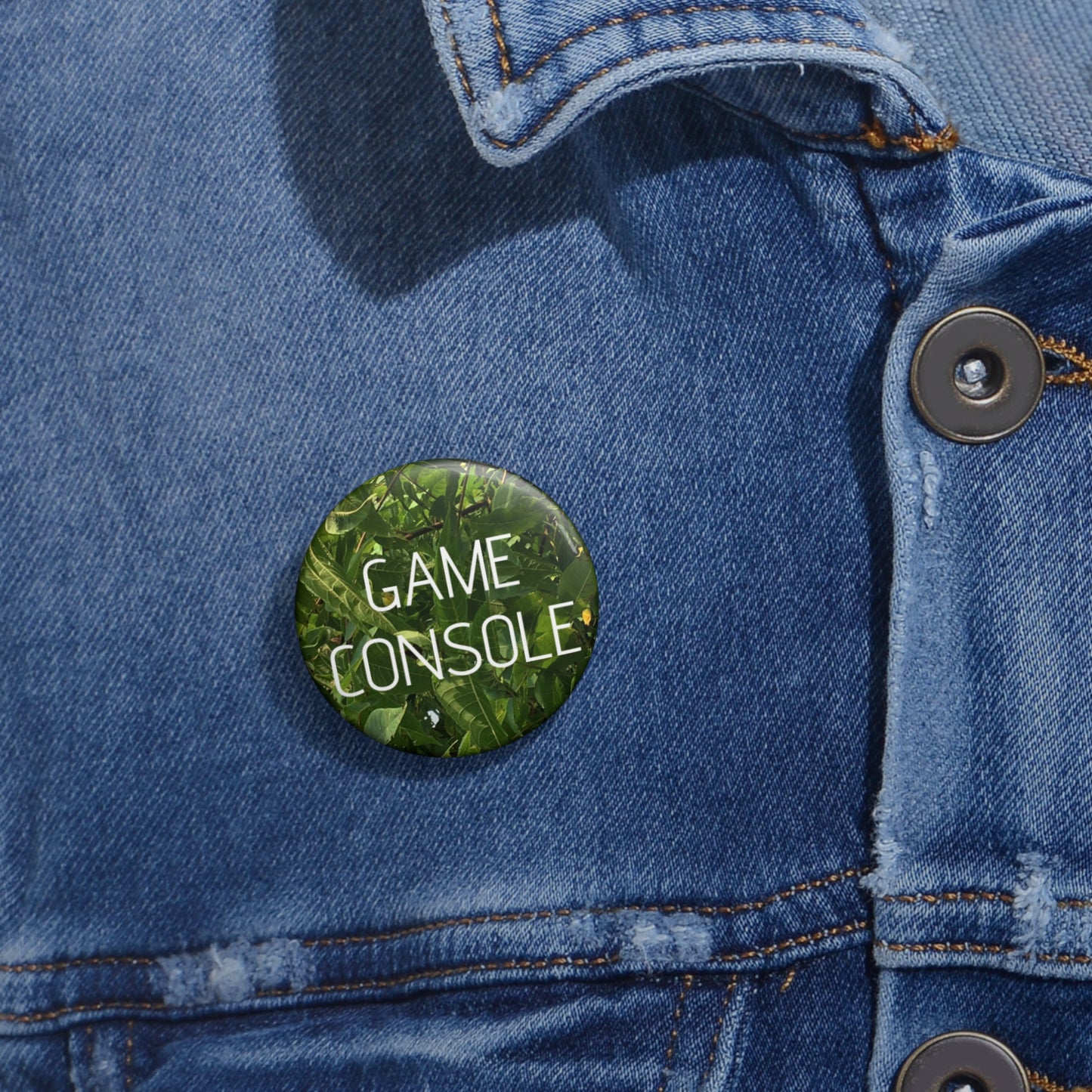 GAME CONSOLE or GAMES Custom Pin Buttons