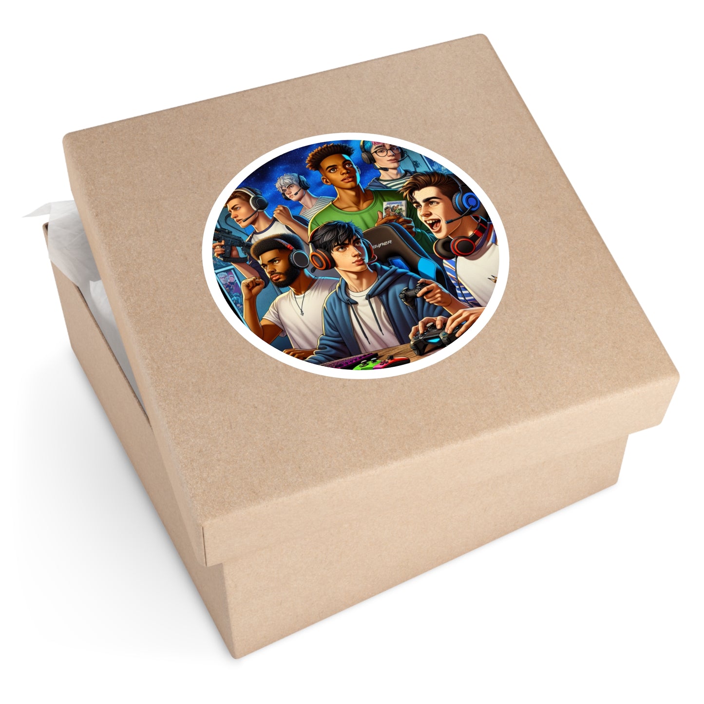 Gaming Stickers Male Teens