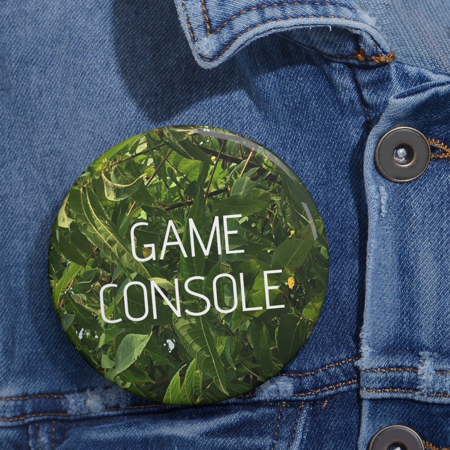 GAME CONSOLE or GAMES Custom Pin Buttons