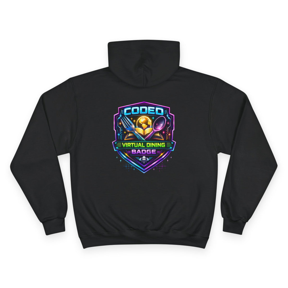 CODED VIRTUAL DINING 4 Champion Hoodie