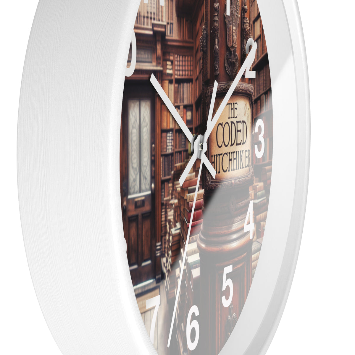 The Coded Hitchhiker Wall Clock