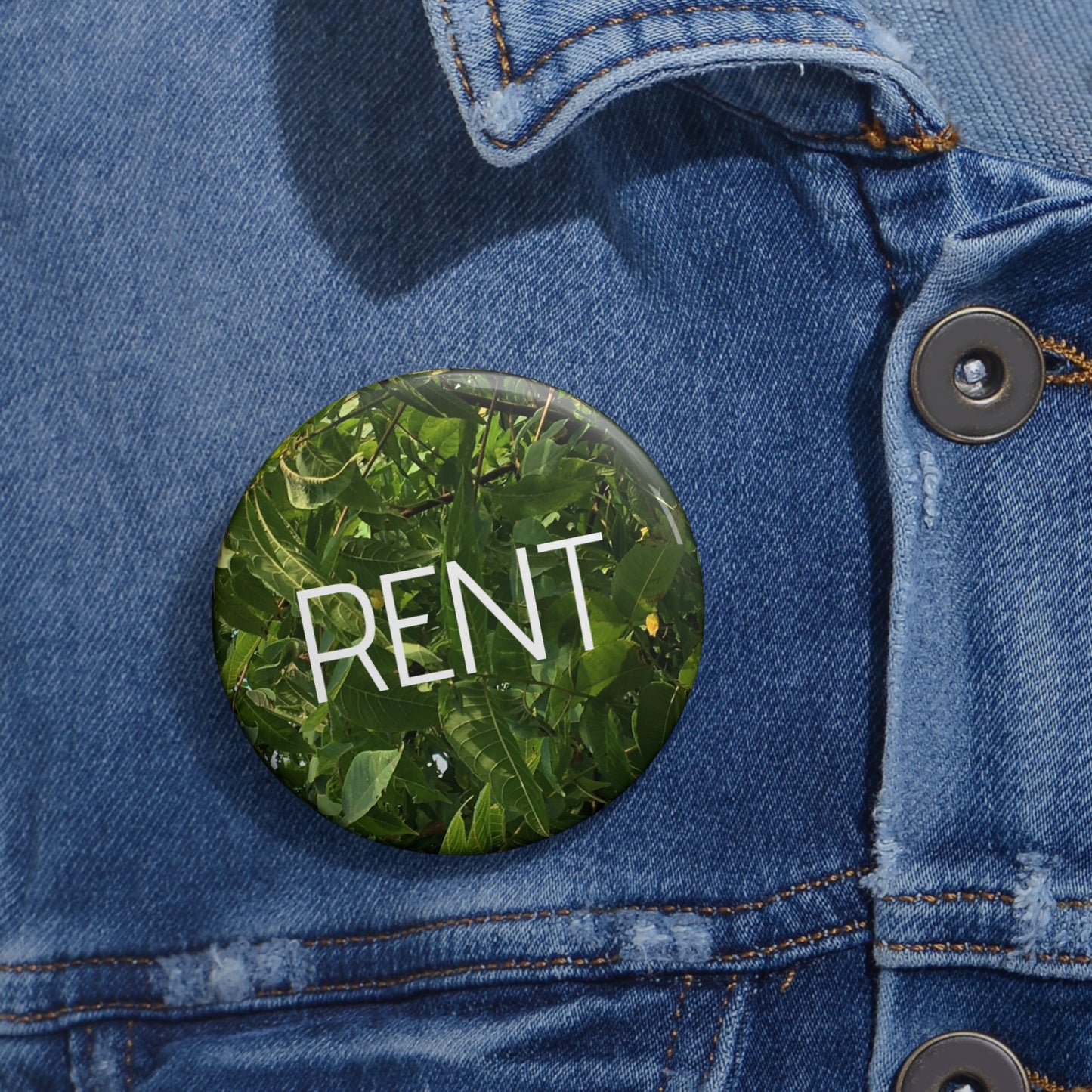 RENT Custom Pin Buttons