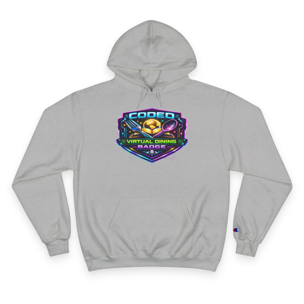 CODED VIRTUAL DINING 4 Champion Hoodie