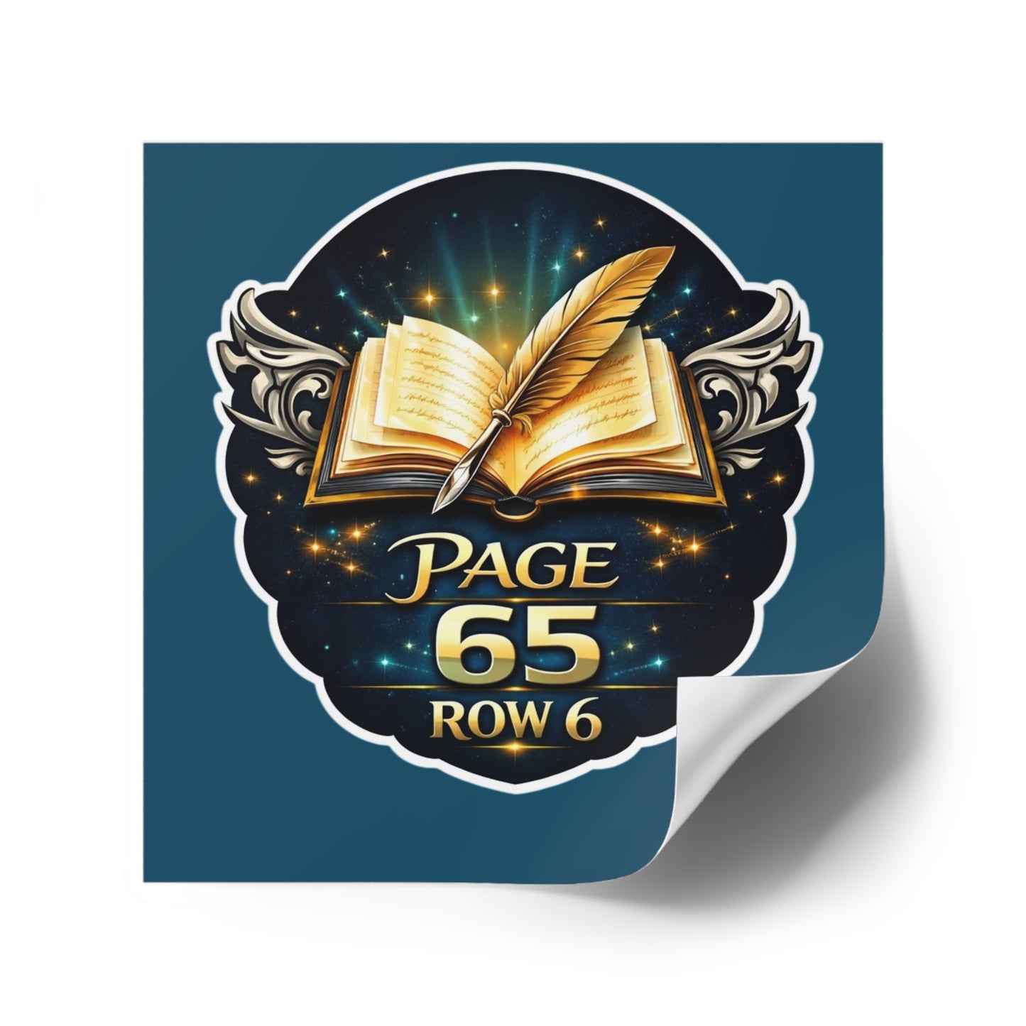 PAGE 65 ROW 6 Square Stickers, Indoor\Outdoor