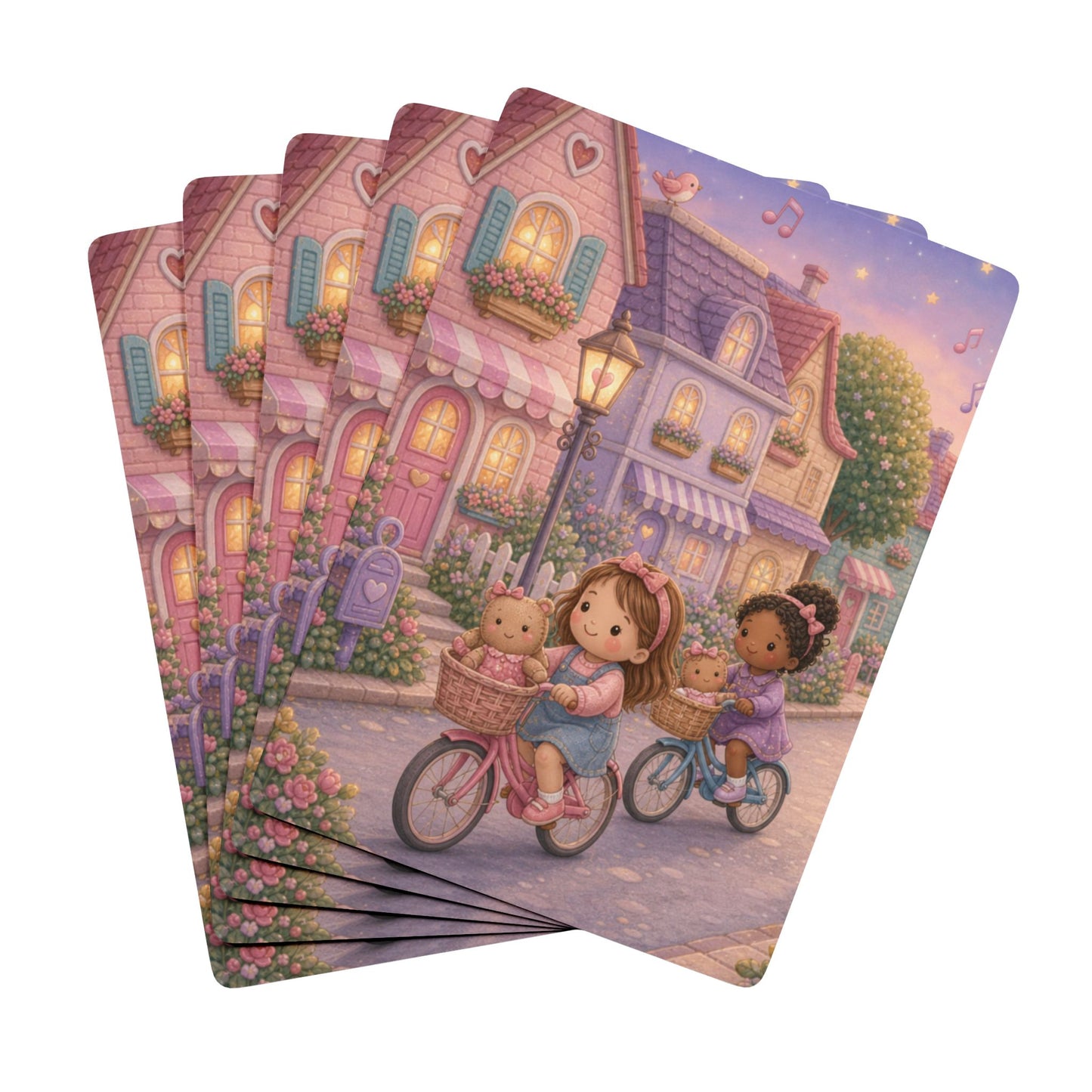SQUARE FABRIC DOLL NEIGHBORHOOD DOLLS Poker Playing Cards