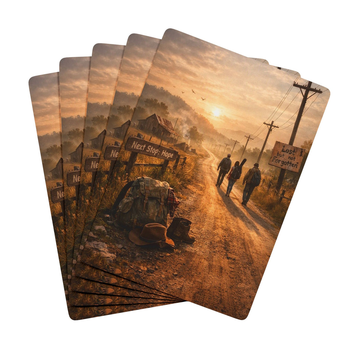 TURNING THE PAGE Poker Playing Cards