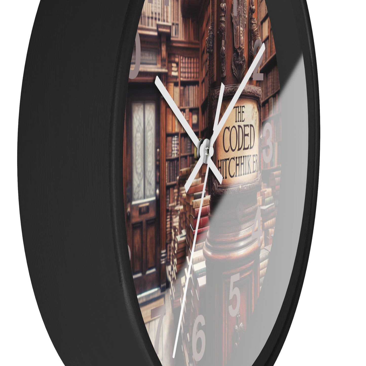 The Coded Hitchhiker Wall Clock
