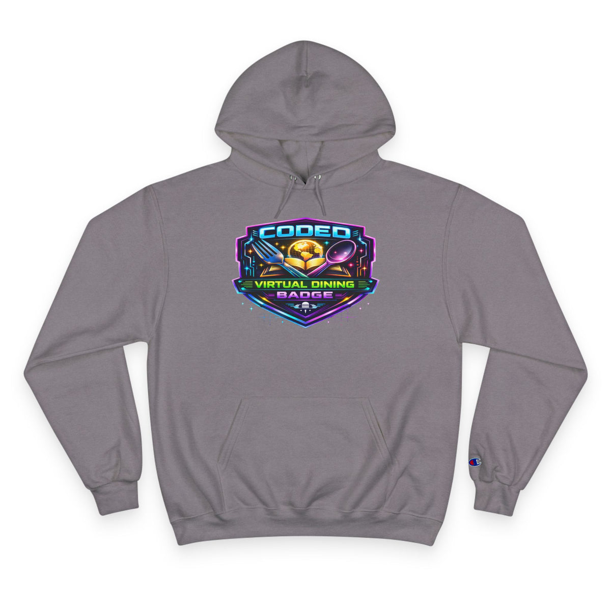 CODED VIRTUAL DINING 4 Champion Hoodie