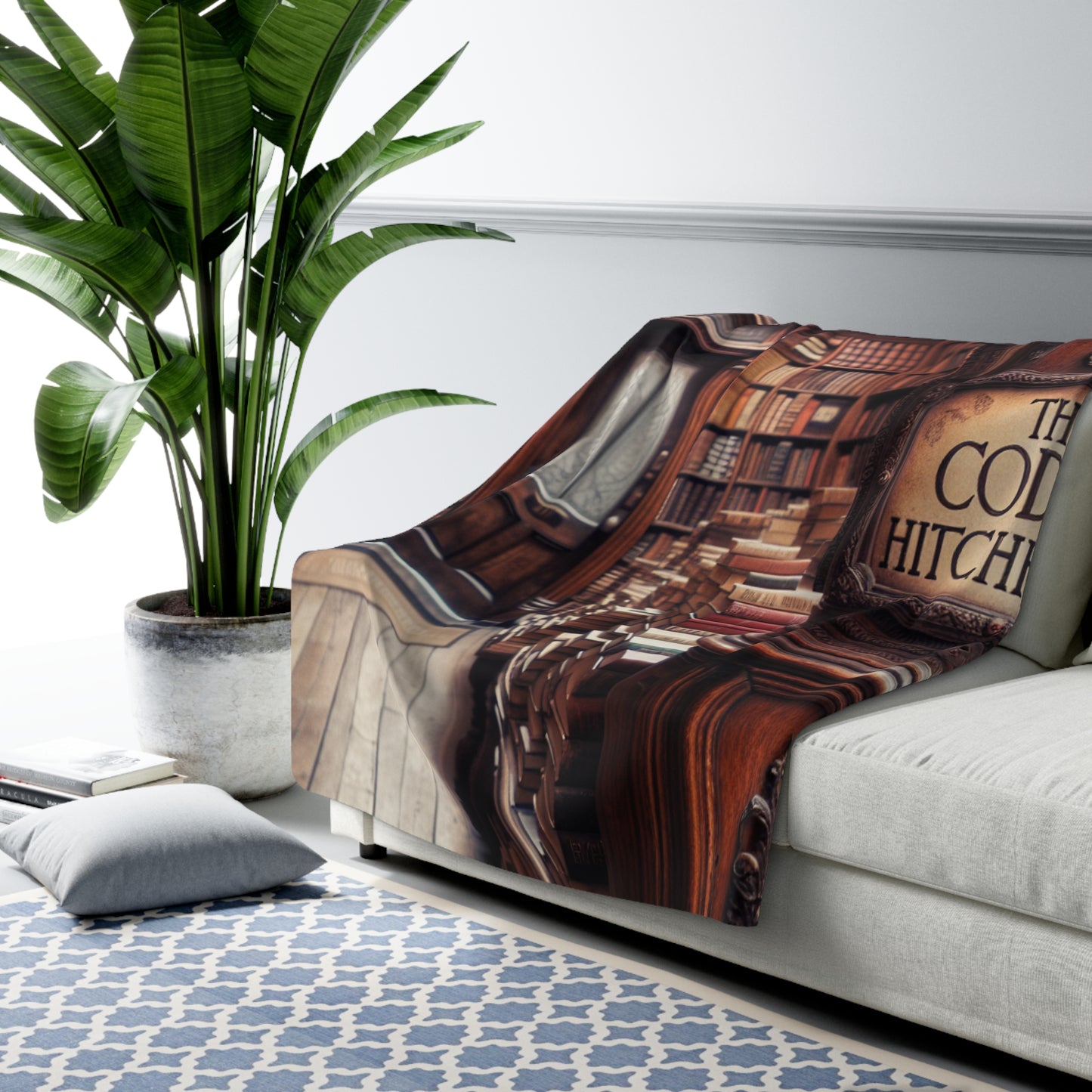 The Coded Hitchhiker Sherpa Fleece Blanket