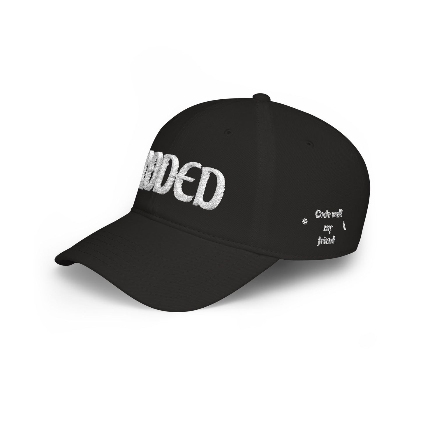 CODE WELL MY FRIEND Low Profile Baseball Cap