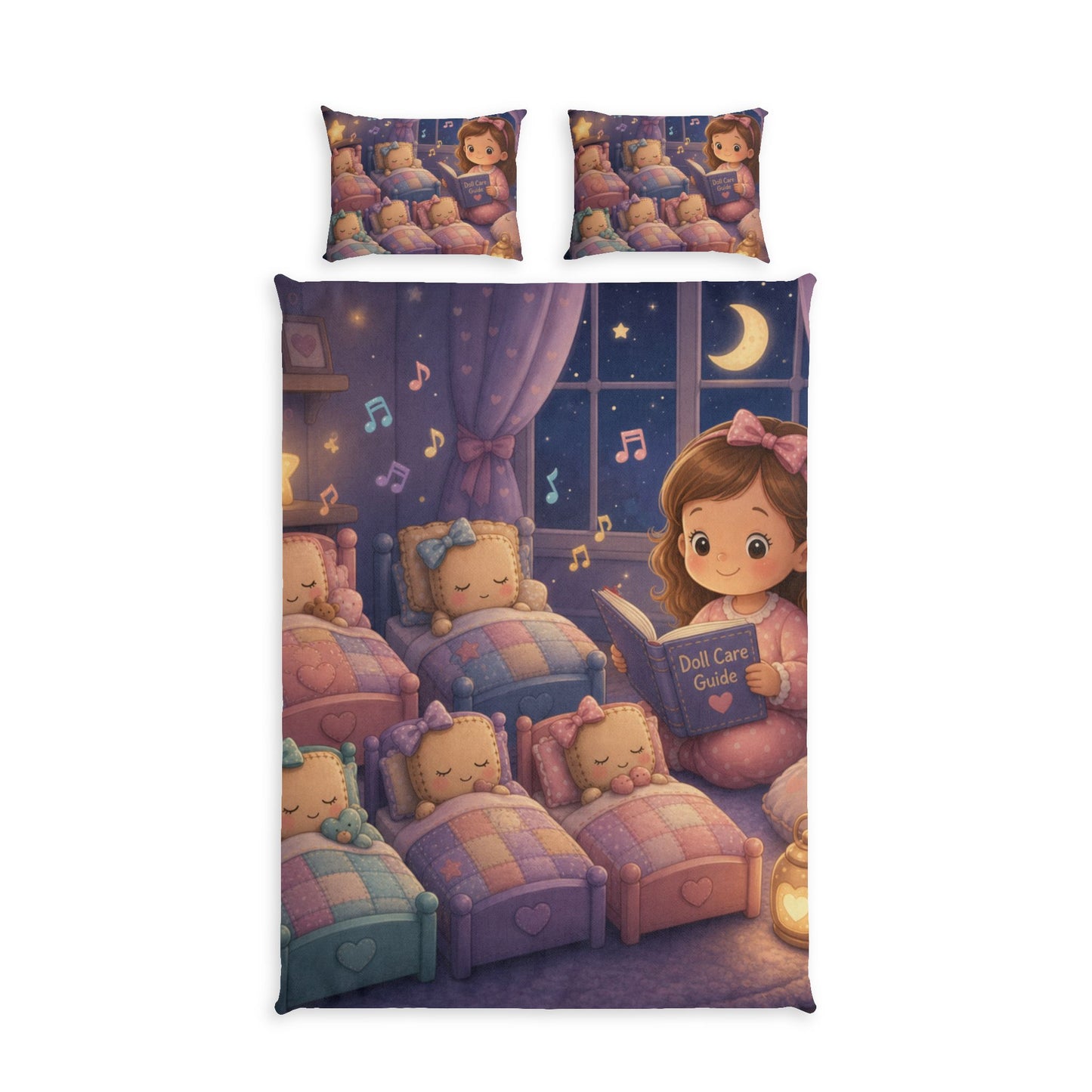 SQUARE FABRIC DOLL GENTLE CARE Cotton Bed Set