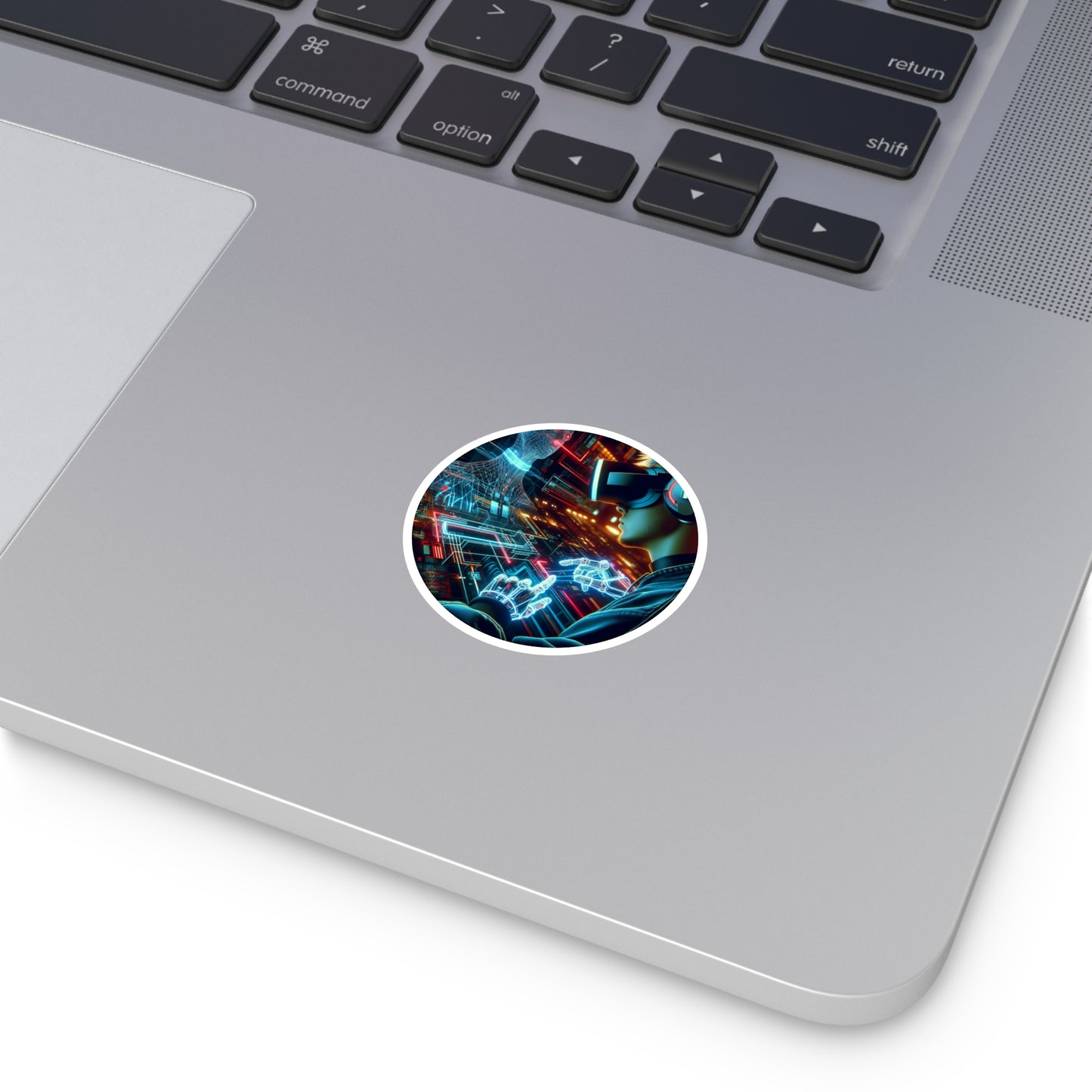 Tech Gamer Round Stickers
