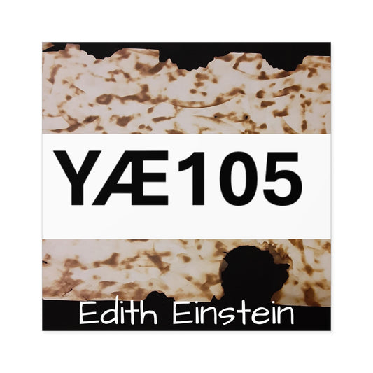 Code 2 Square Stickers, Custom Art for Decor, Gifts, Scrapbooking, Party Favors, YÆ105, Edith Einstein Design