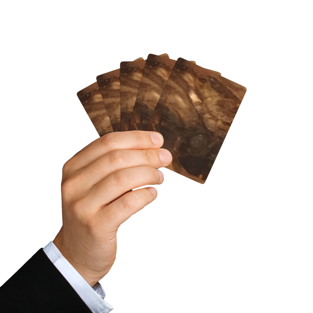 EDITH EINSTEIN WALNUT FACTORY 14 Poker Playing Cards