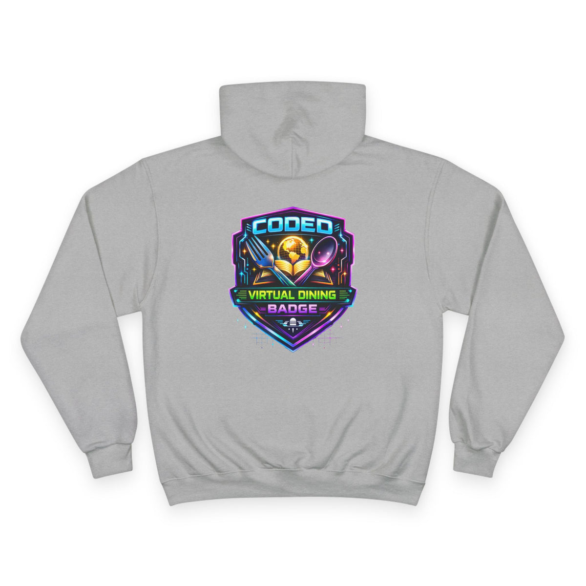 CODED VIRTUAL DINING 4 Champion Hoodie