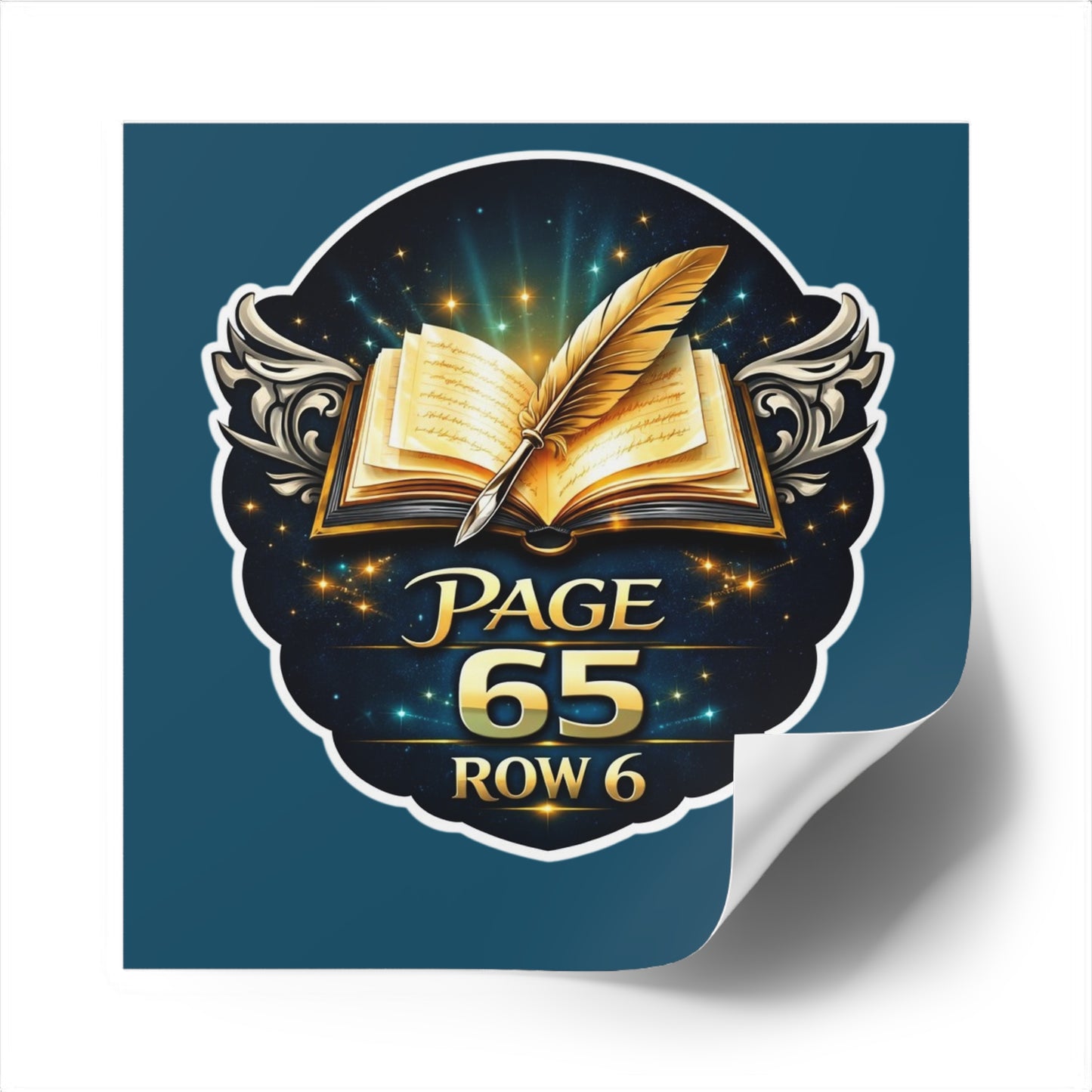 PAGE 65 ROW 6 Square Stickers, Indoor\Outdoor