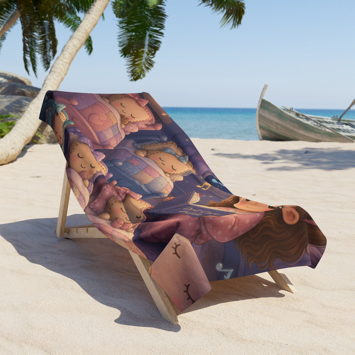 SQUARE FABRIC DOLL GENTLE CARE Beach Towel