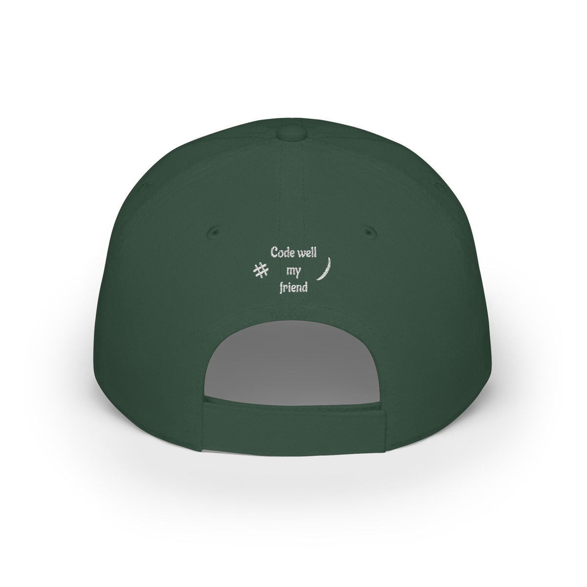 CODE WELL MY FRIEND Low Profile Baseball Cap