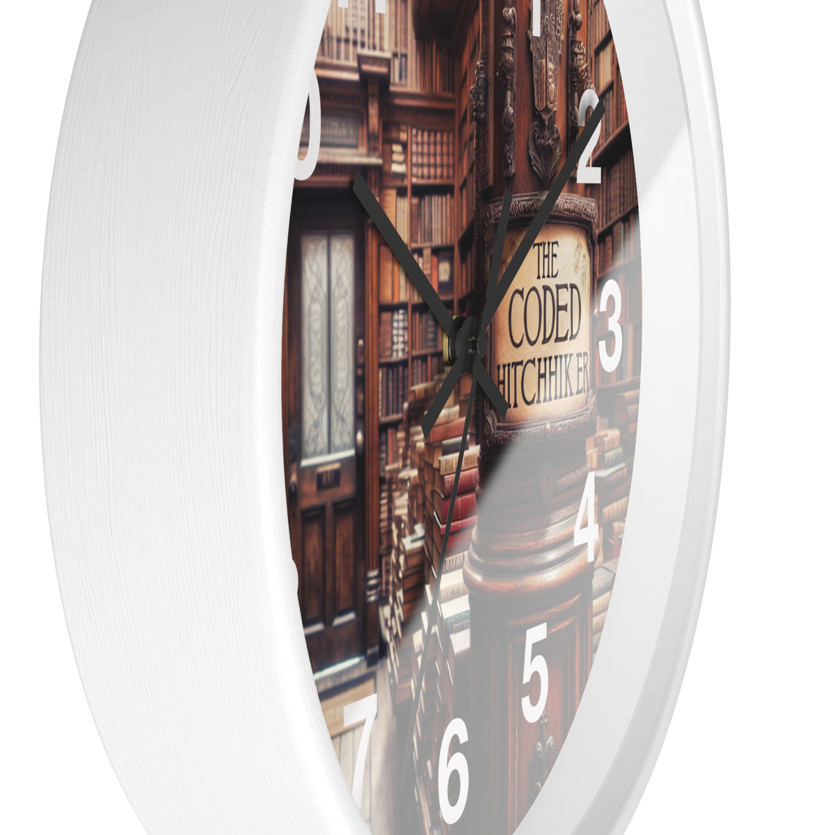 The Coded Hitchhiker Wall Clock