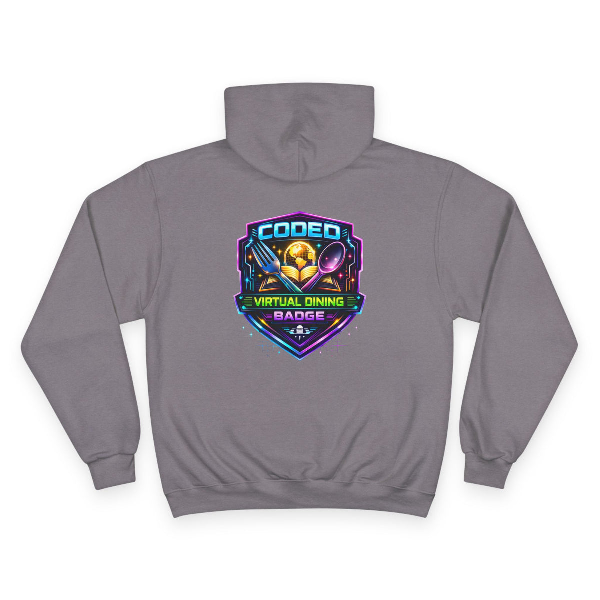 CODED VIRTUAL DINING 4 Champion Hoodie