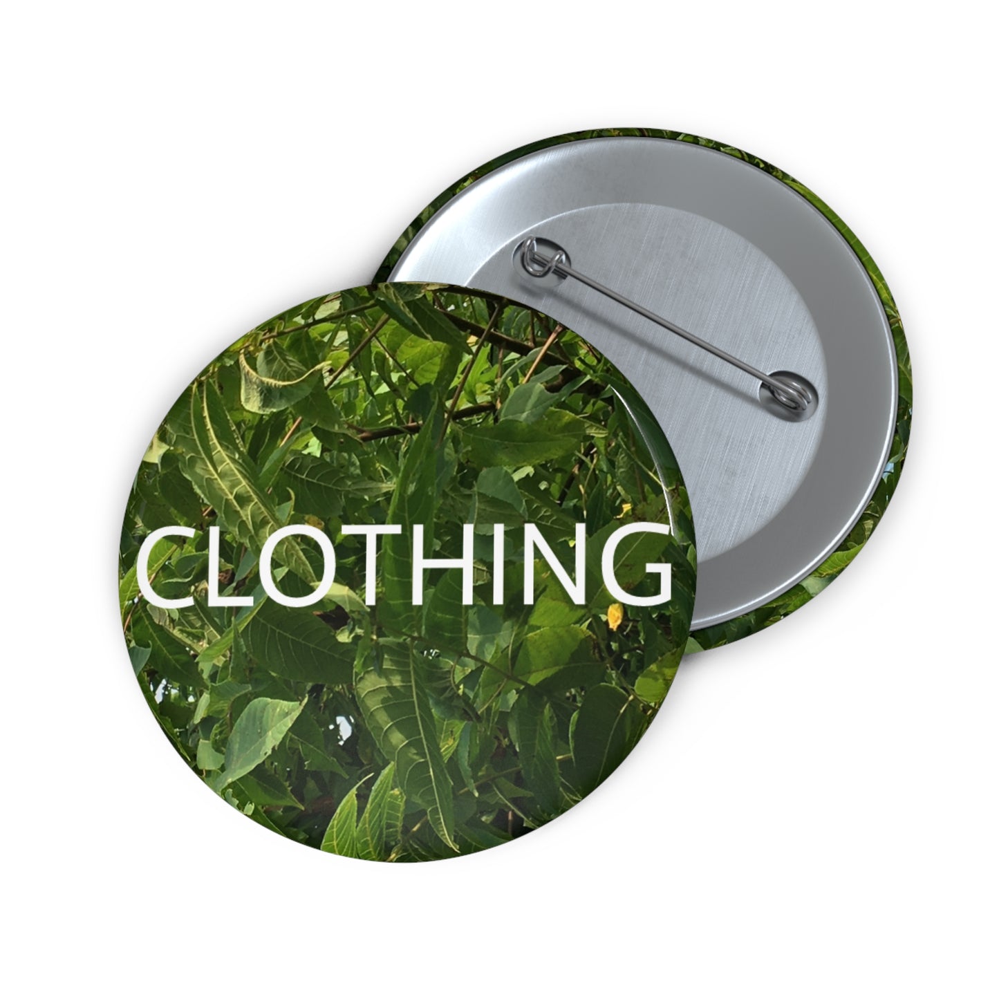 CLOTHING Custom Pin Buttons