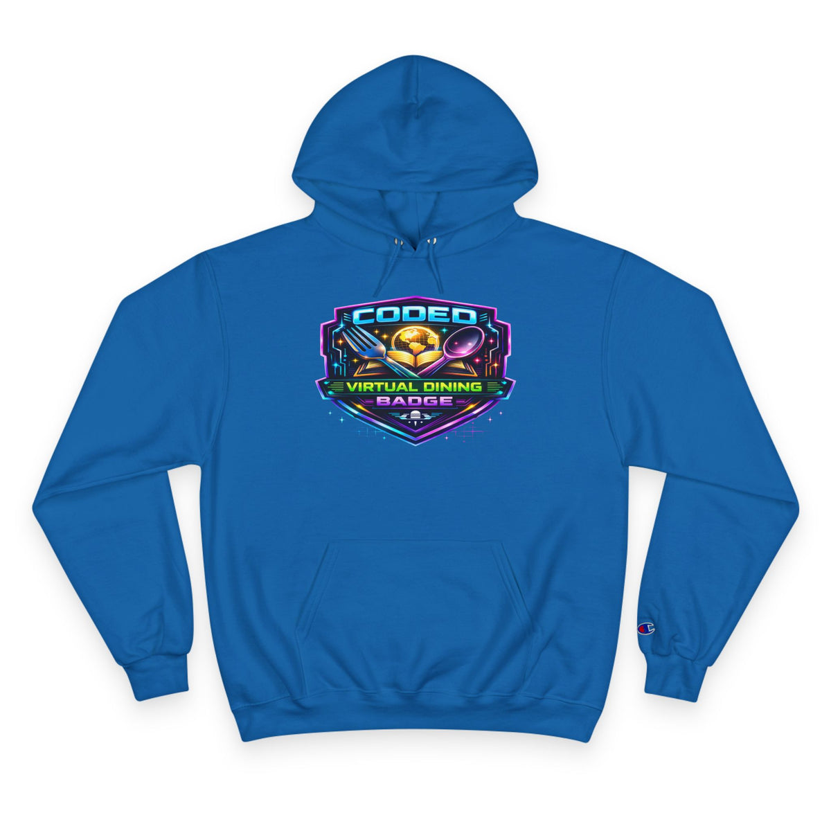 CODED VIRTUAL DINING 4 Champion Hoodie
