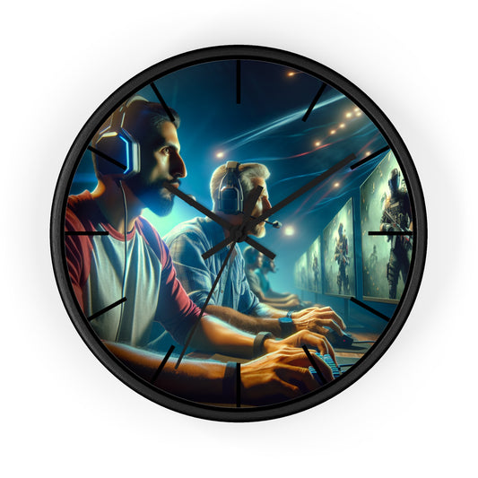 Gamer Wall Clock - Perfect for Game Room Decor, Gifts for Gamers, Video Game Wall Art, Unique Timepiece, Gaming Enthusiast Home Decor