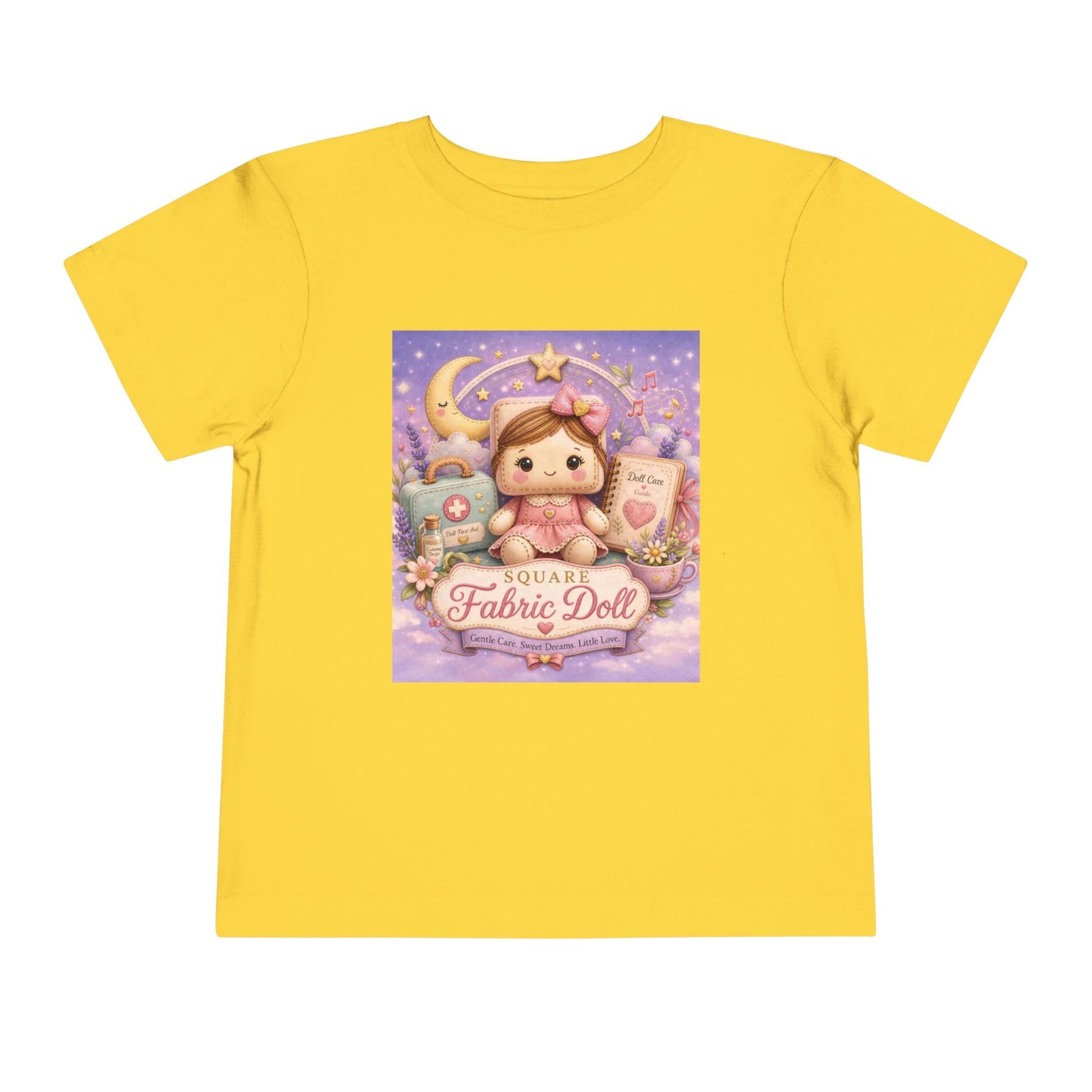 SQUARE FABRIC DOLL Toddler Short Sleeve Tee
