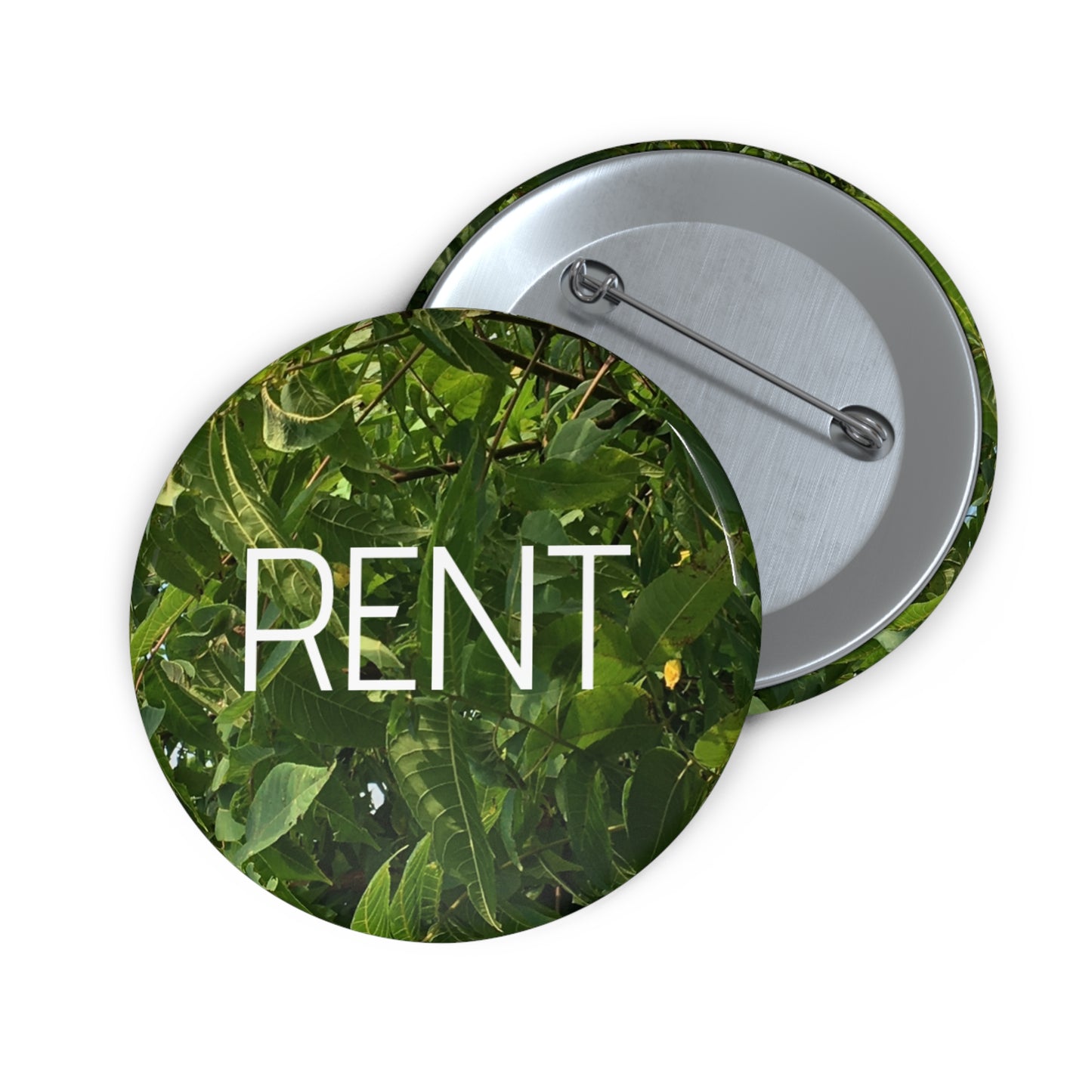 RENT Custom Pin Buttons