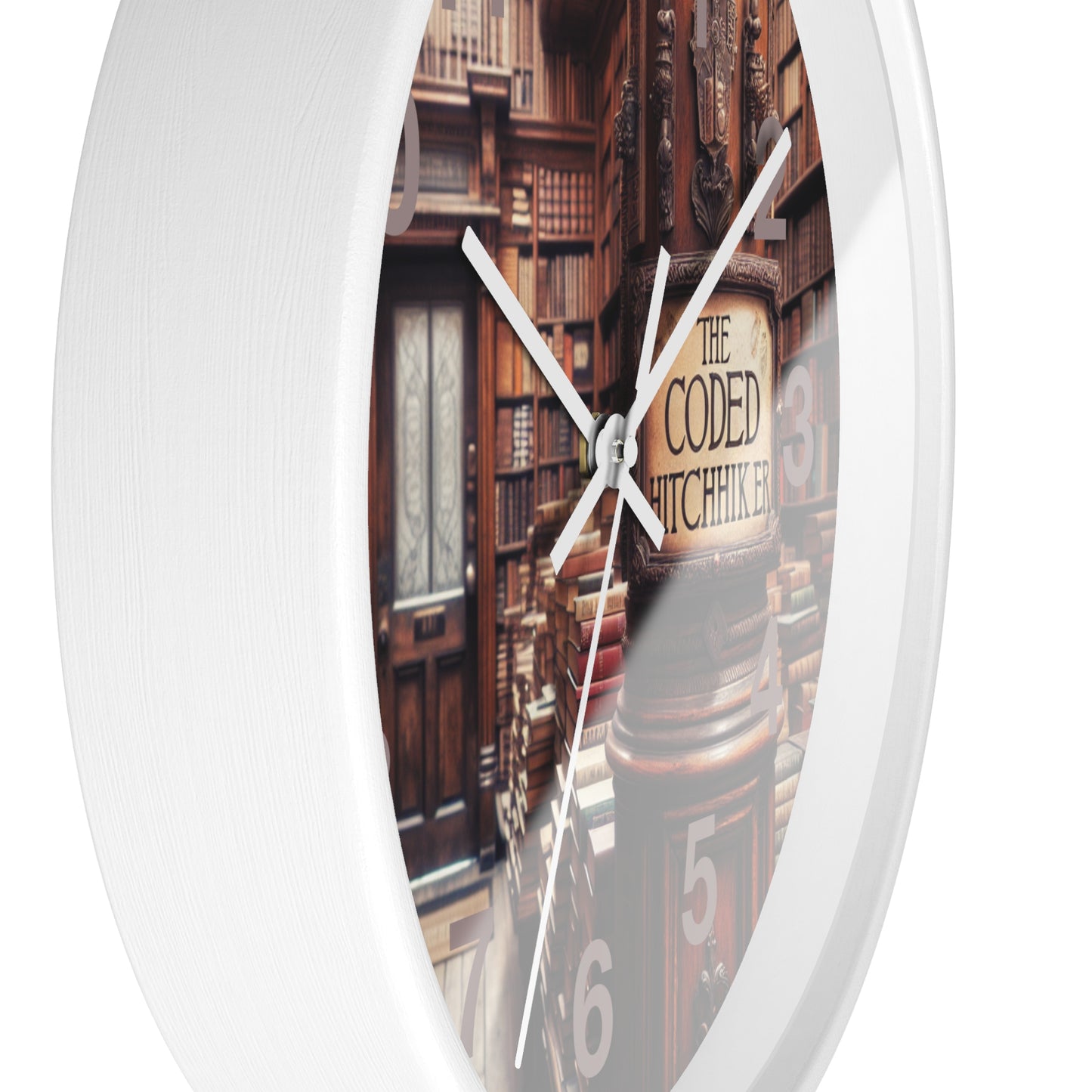 The Coded Hitchhiker Wall Clock