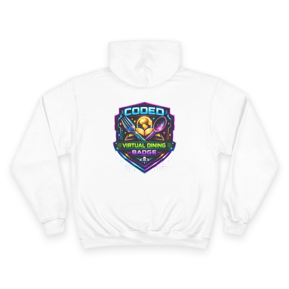 CODED VIRTUAL DINING 4 Champion Hoodie