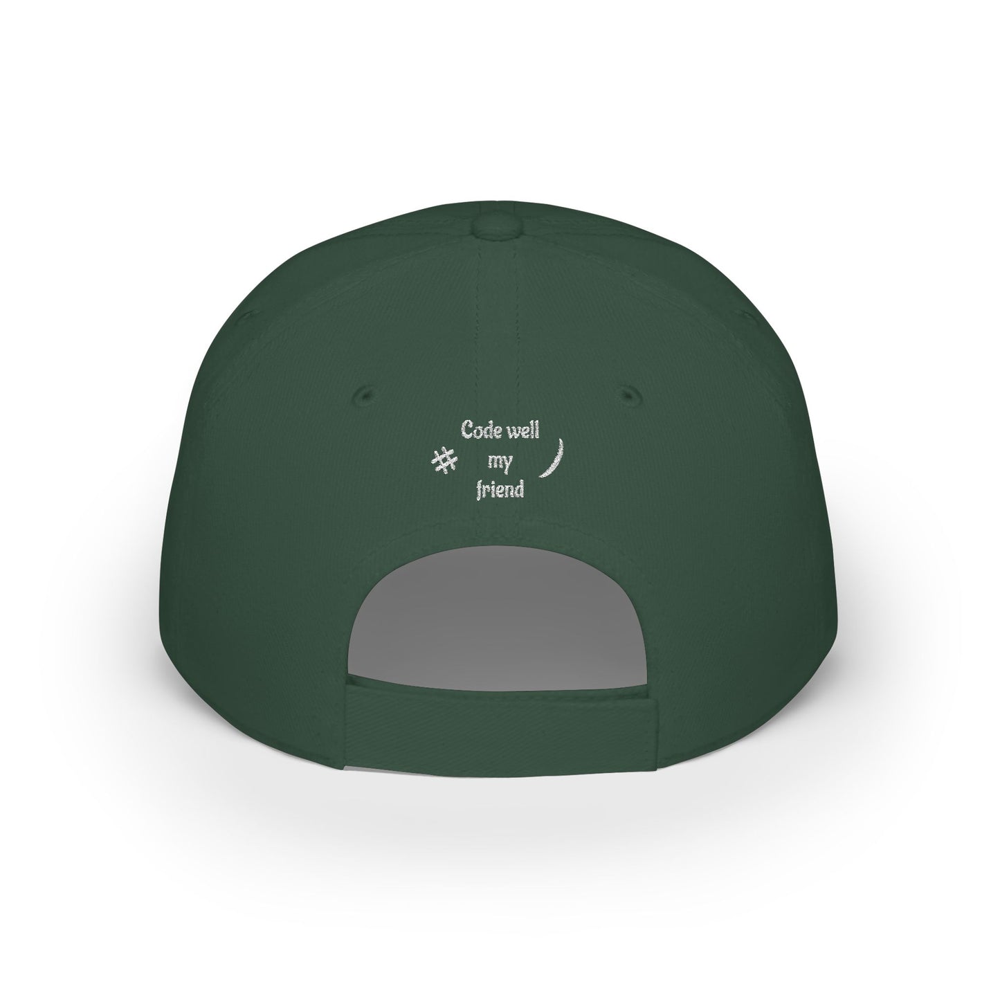 CODE WELL MY FRIEND Low Profile Baseball Cap
