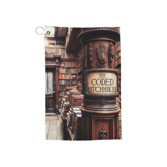 The Coded Hitchhiker Golf Towels