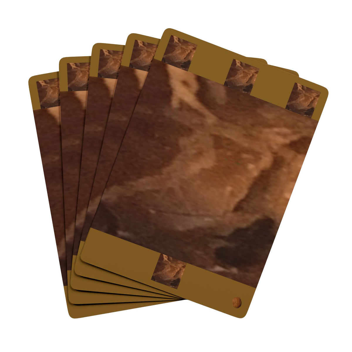 EDITH EINSTEIN WALNUT FACTORY 18 Poker Playing Cards