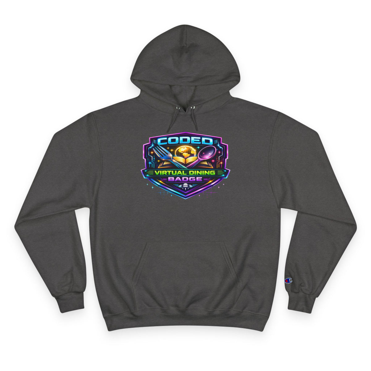 CODED VIRTUAL DINING 4 Champion Hoodie