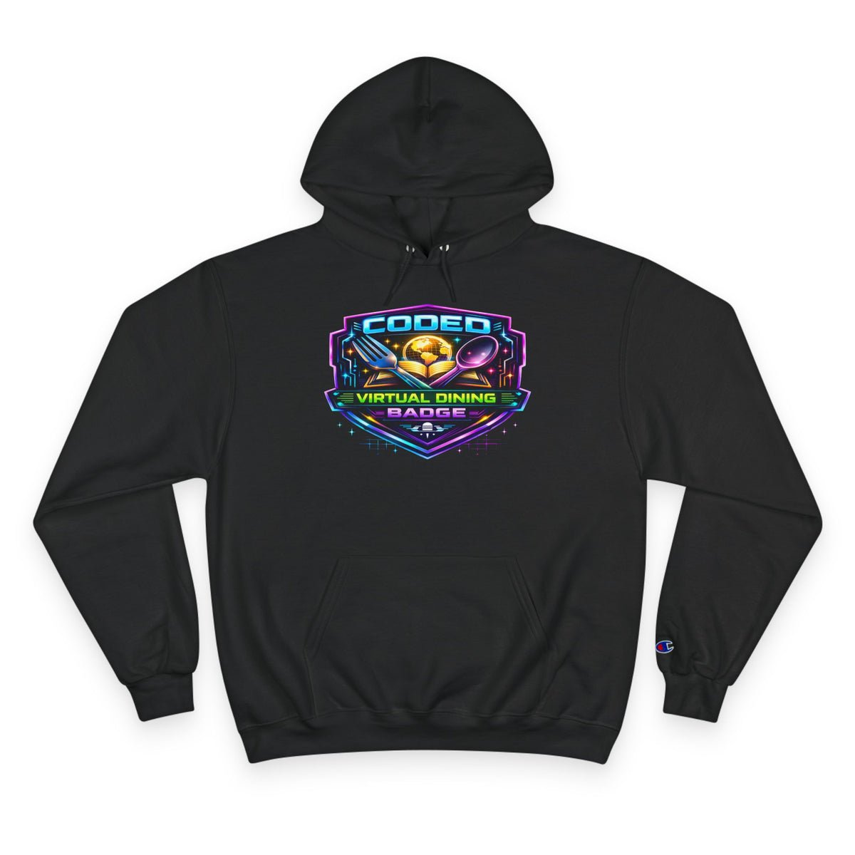 CODED VIRTUAL DINING 4 Champion Hoodie
