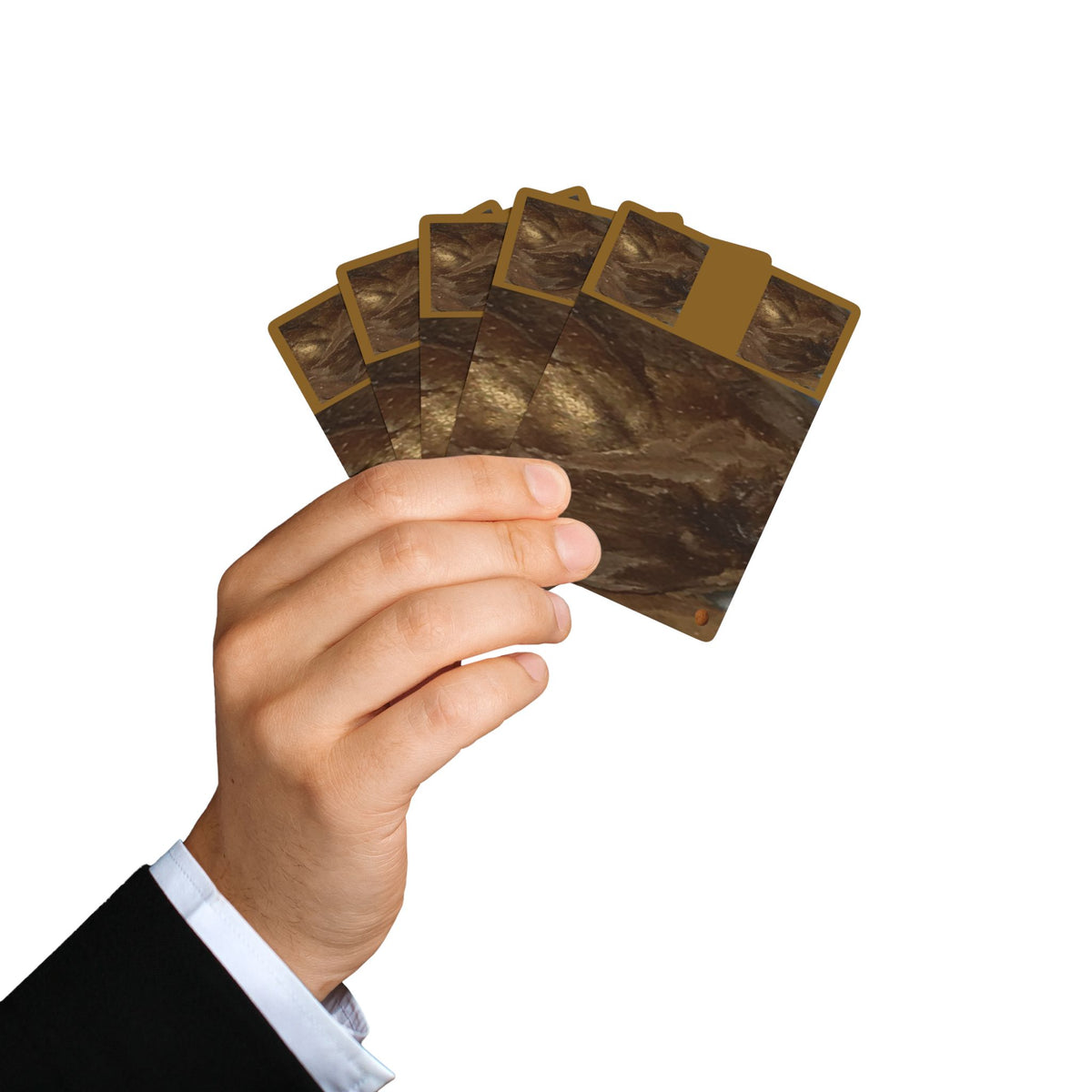 EDITH EINSTEIN WALNUT FACTORY 24 Poker Playing Cards