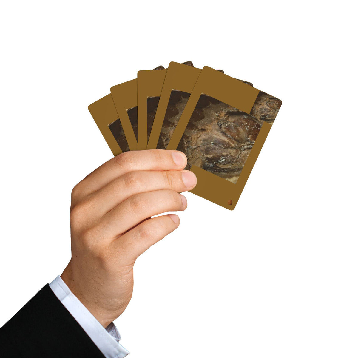 EDITH EINSTEIN WALNUT FACTORY 12 Poker Playing Cards