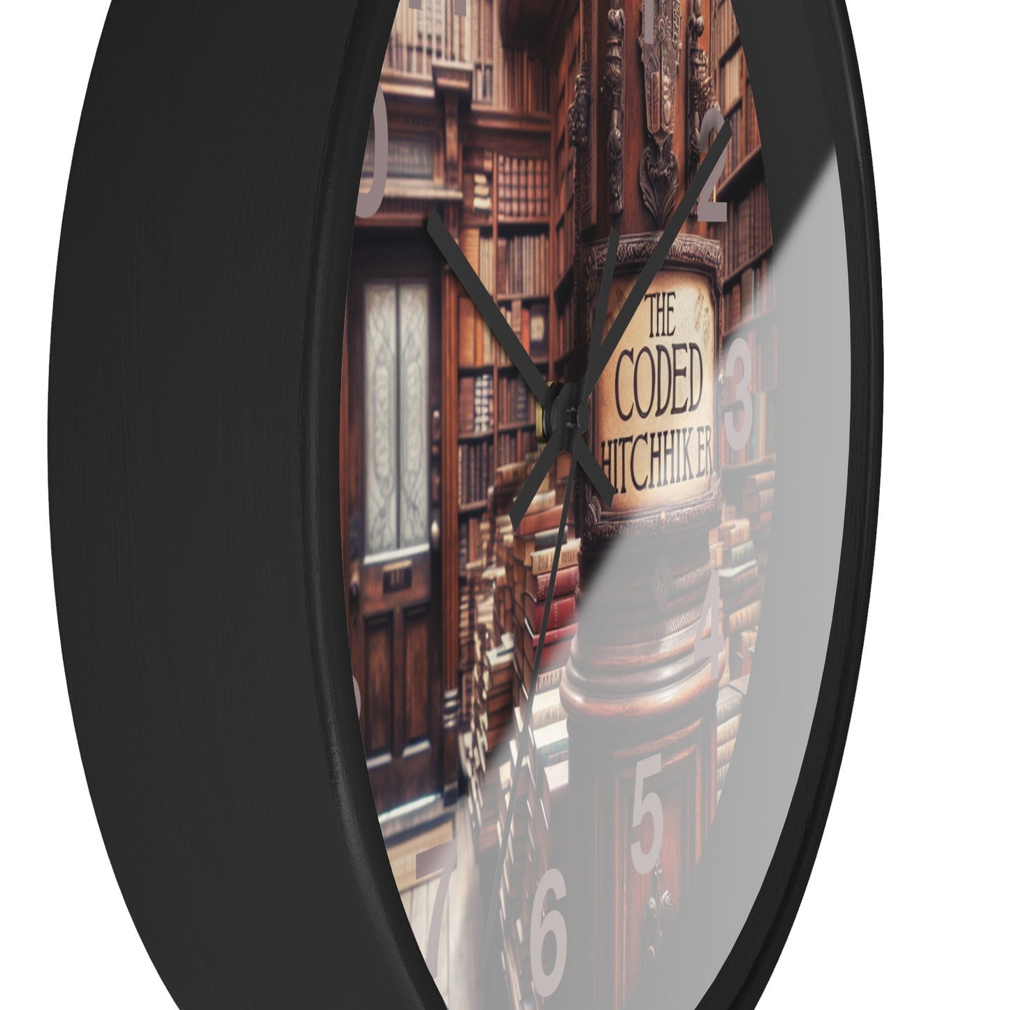 The Coded Hitchhiker Wall Clock