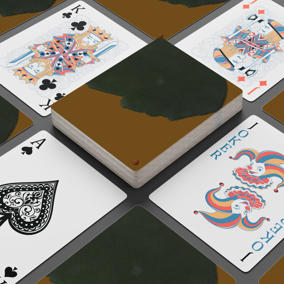 EDITH EINSTEIN WALNUT FACTORY 11 Poker Playing Cards