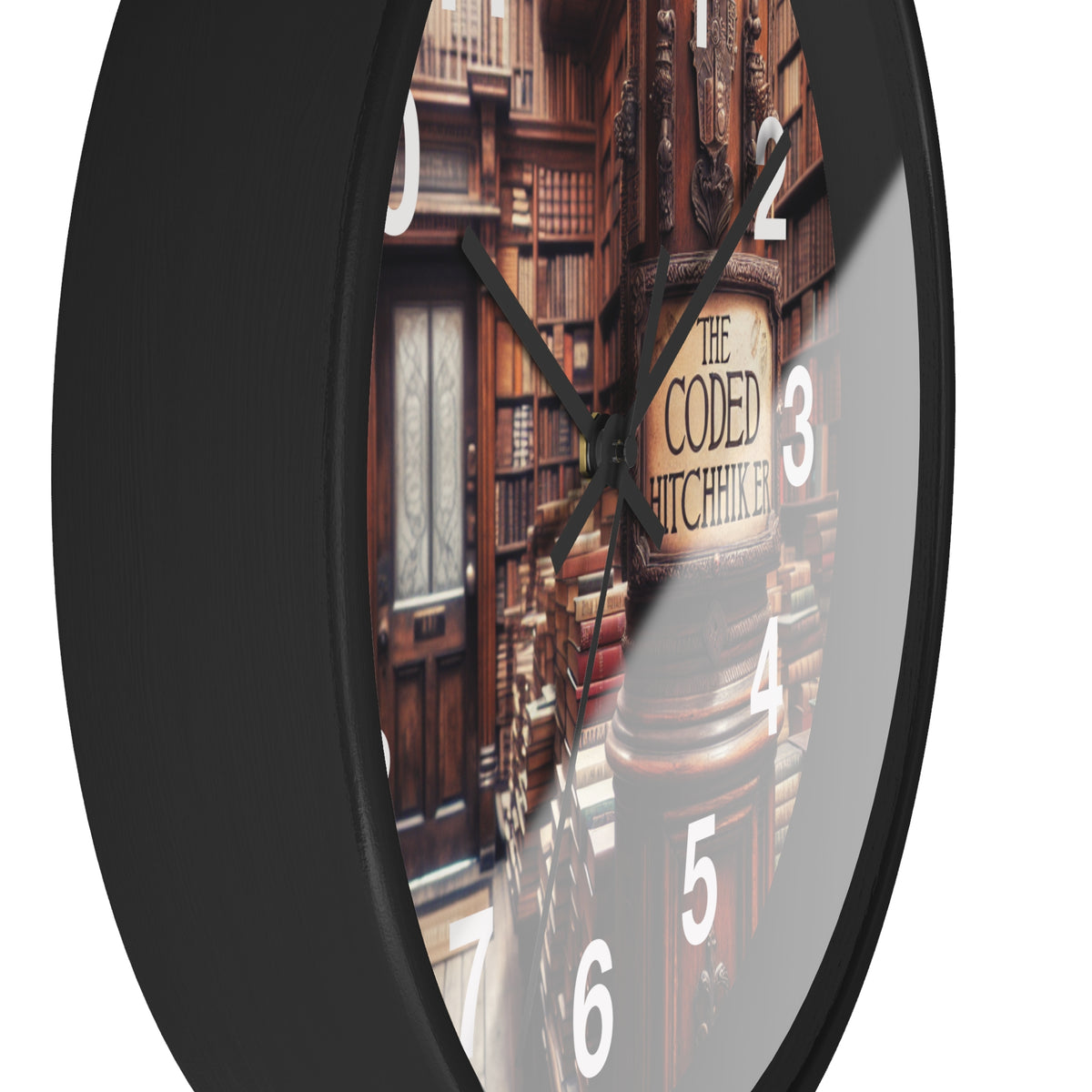 The Coded Hitchhiker Wall Clock