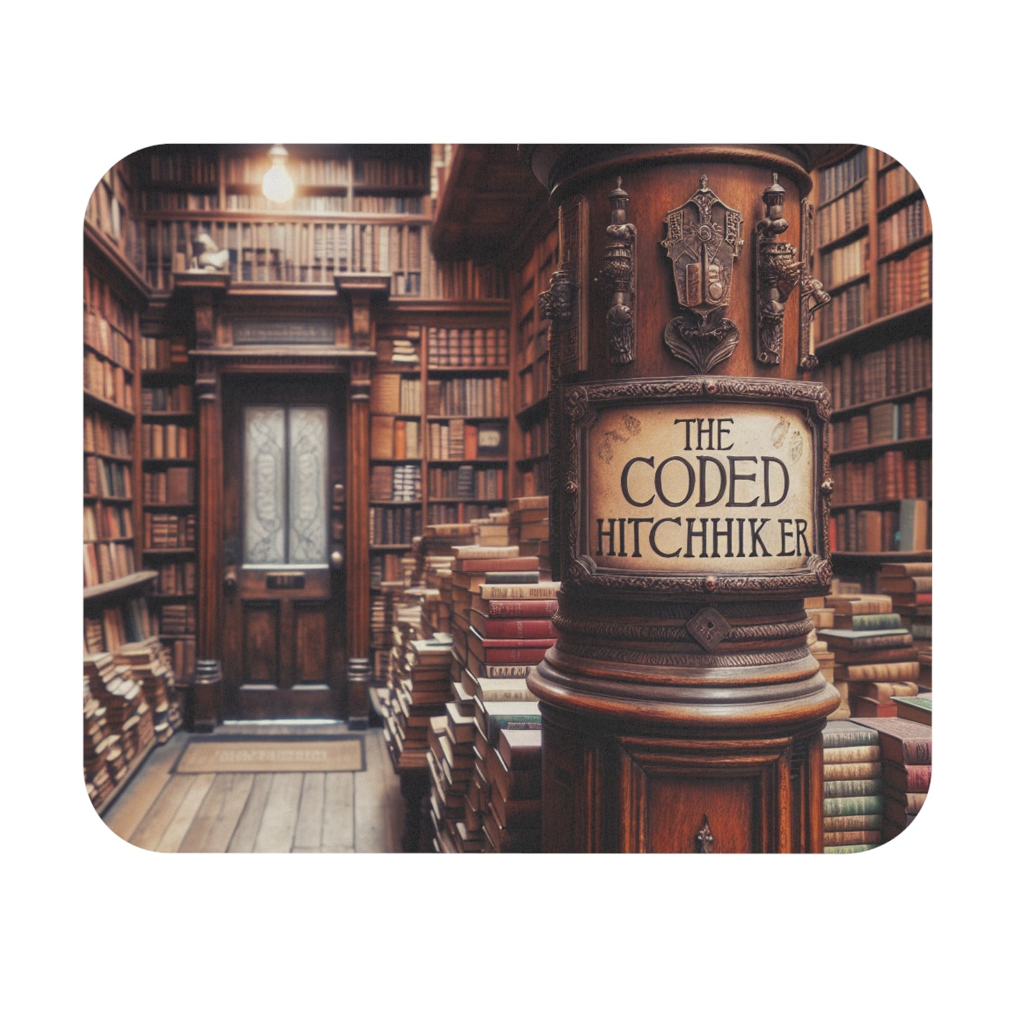 The Coded Hitchhiker Mouse Pad (Rectangle)