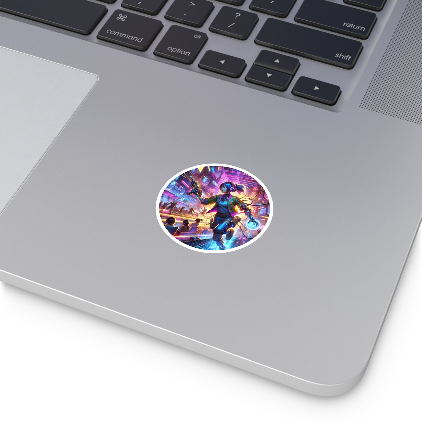Cyborg Gamer Stickers