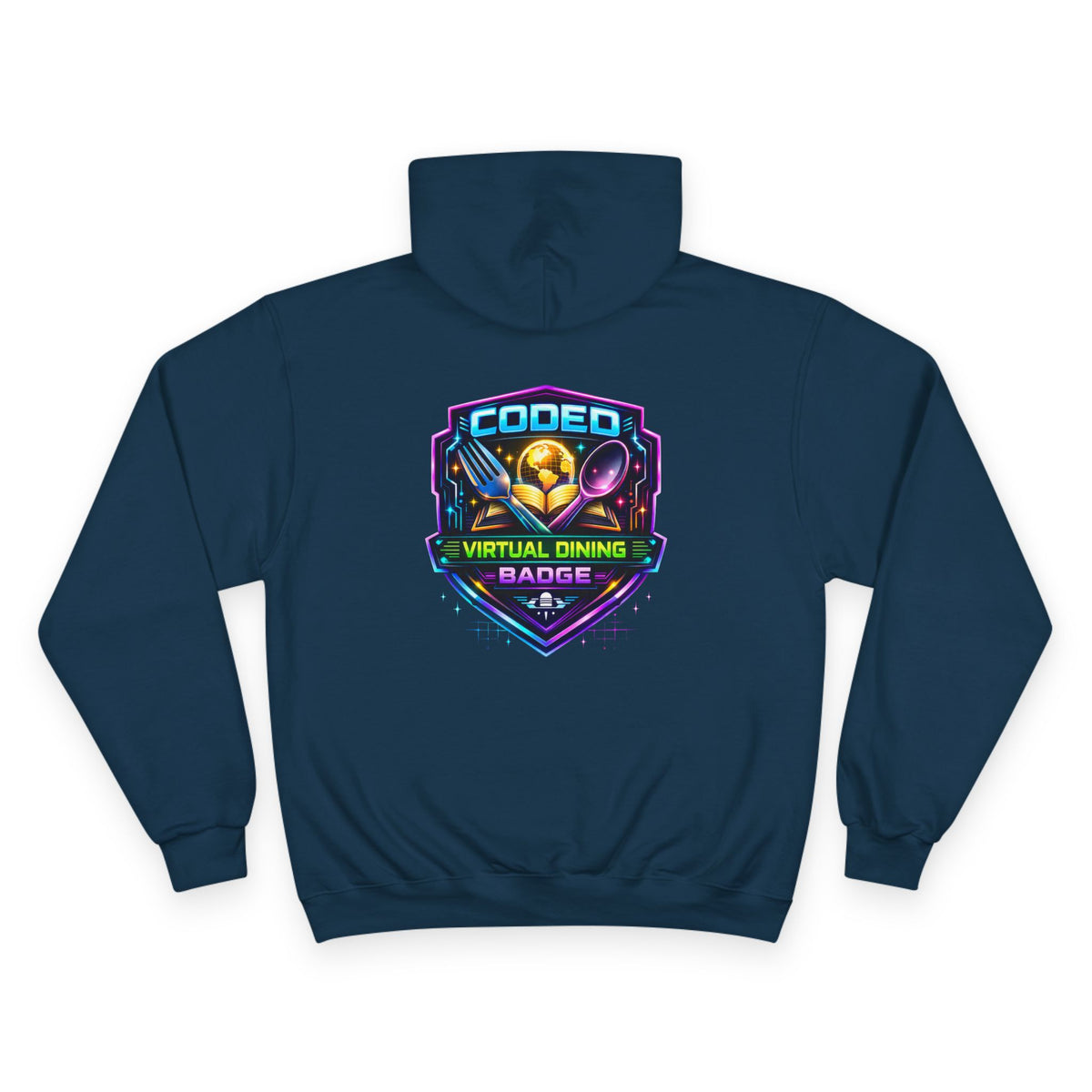 CODED VIRTUAL DINING 4 Champion Hoodie