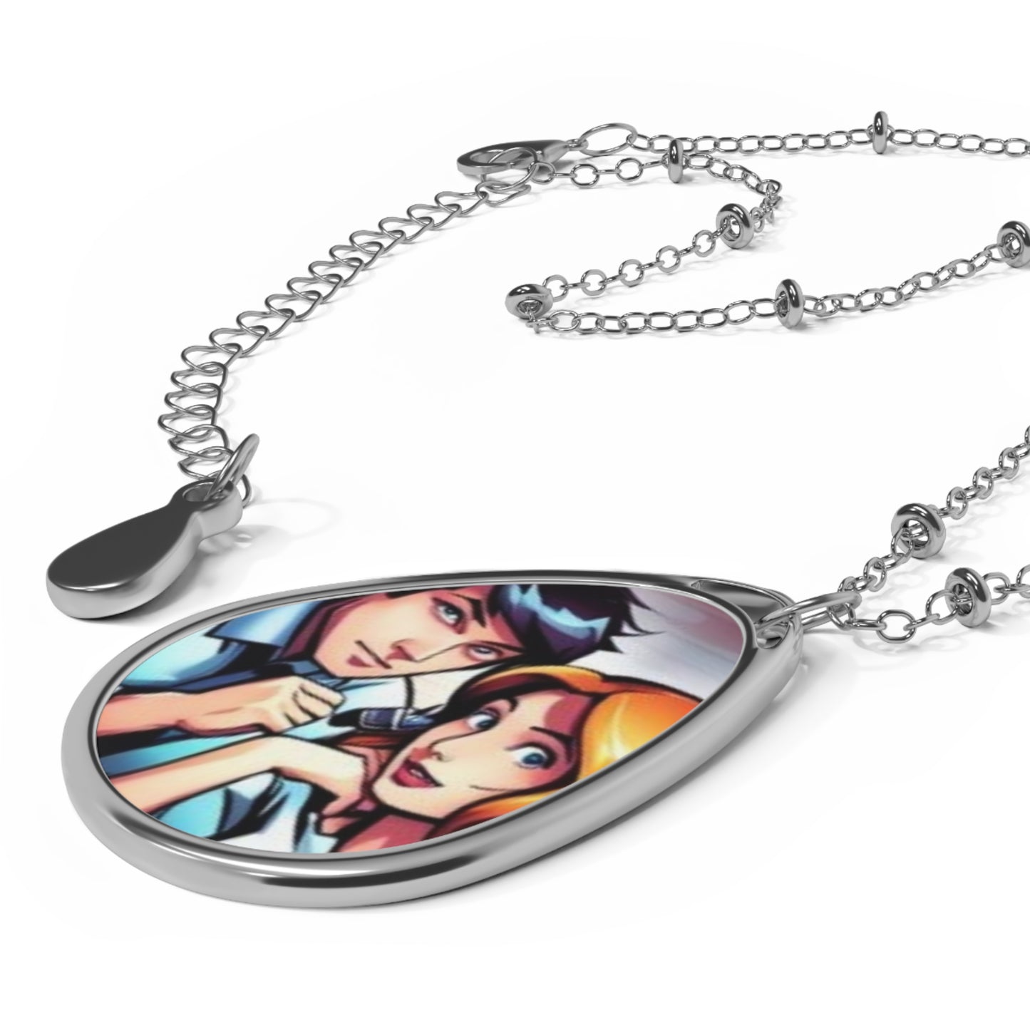 CODED EPIC HIDEAWAY 3A-B Oval Necklace