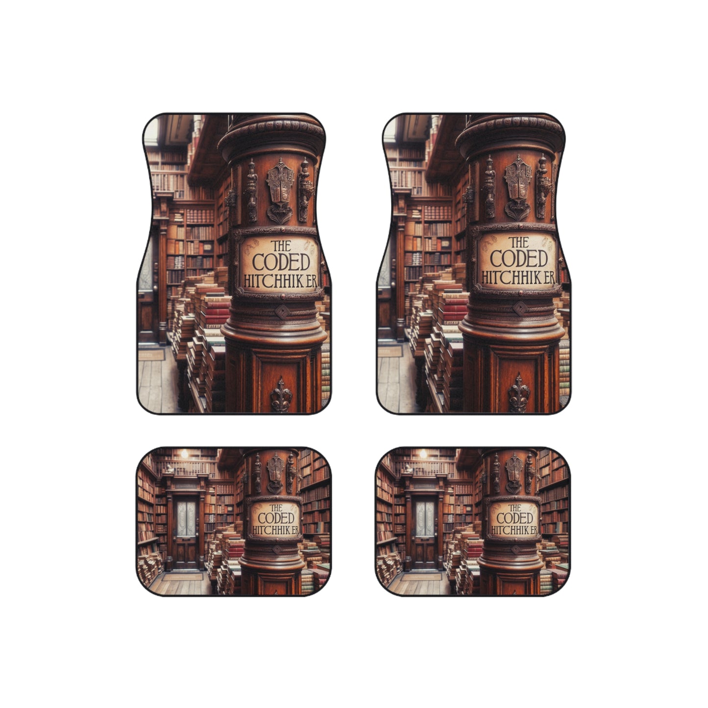 THE CODED HITCHHIKER Car Mats (Set of 4)