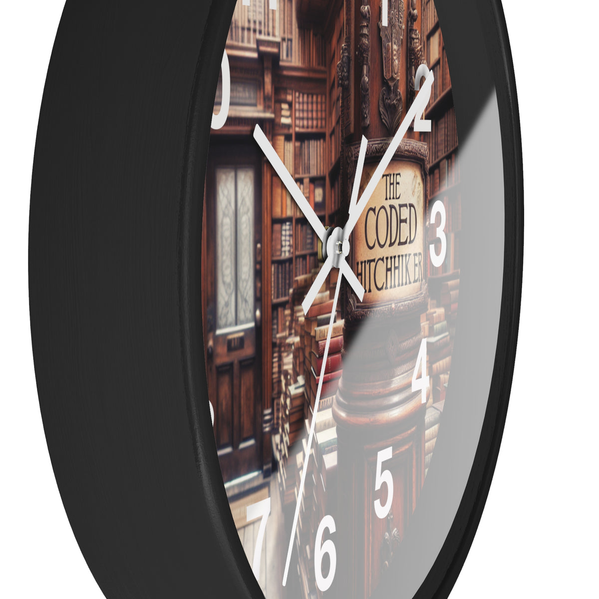 The Coded Hitchhiker Wall Clock